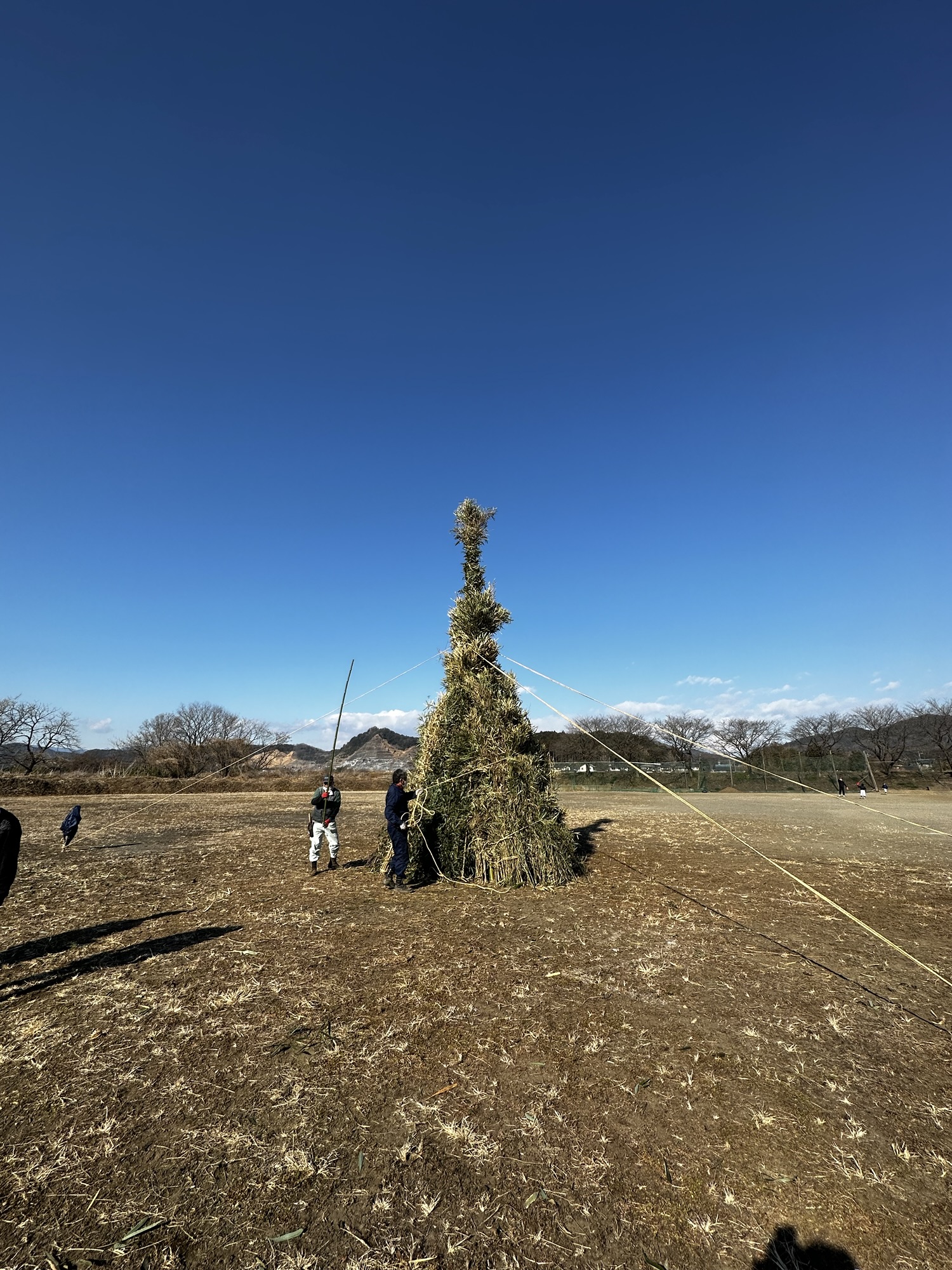 西沢町1区 設営の様子1
