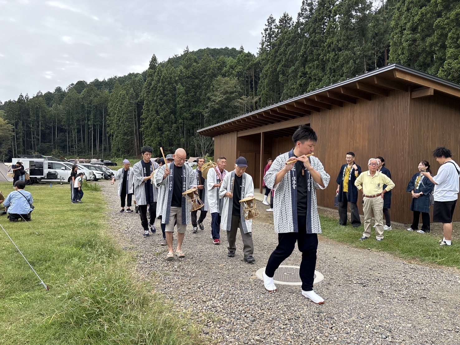 西澤お囃子保存会 演奏風景2